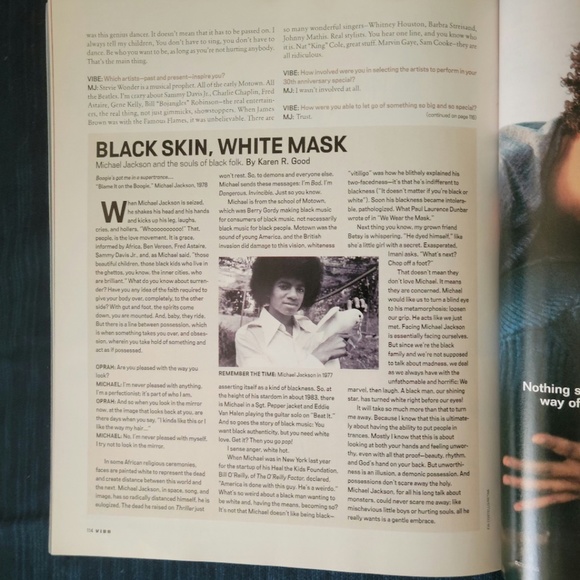 March 2002 VIBE Magazine with Michael Jackson - Picture 10 of 13